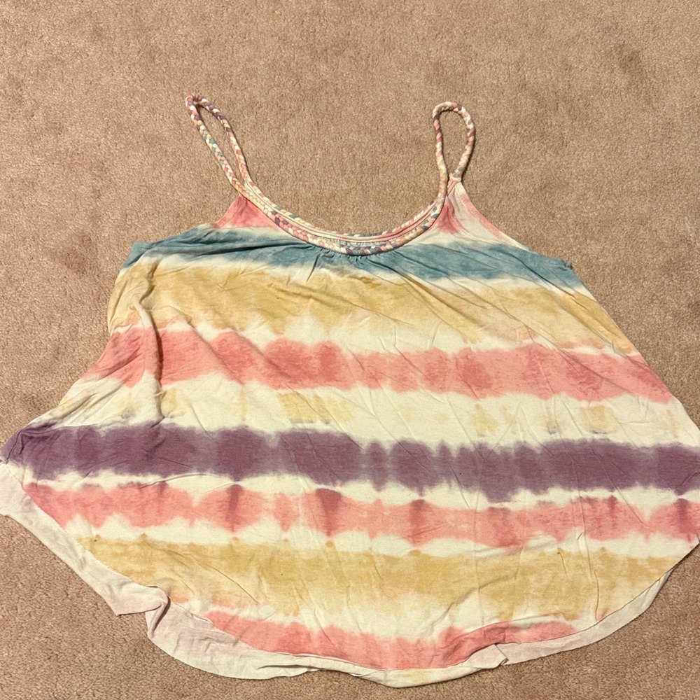 American Eagle Outfitters Pastel Tie-Dye Camisole
